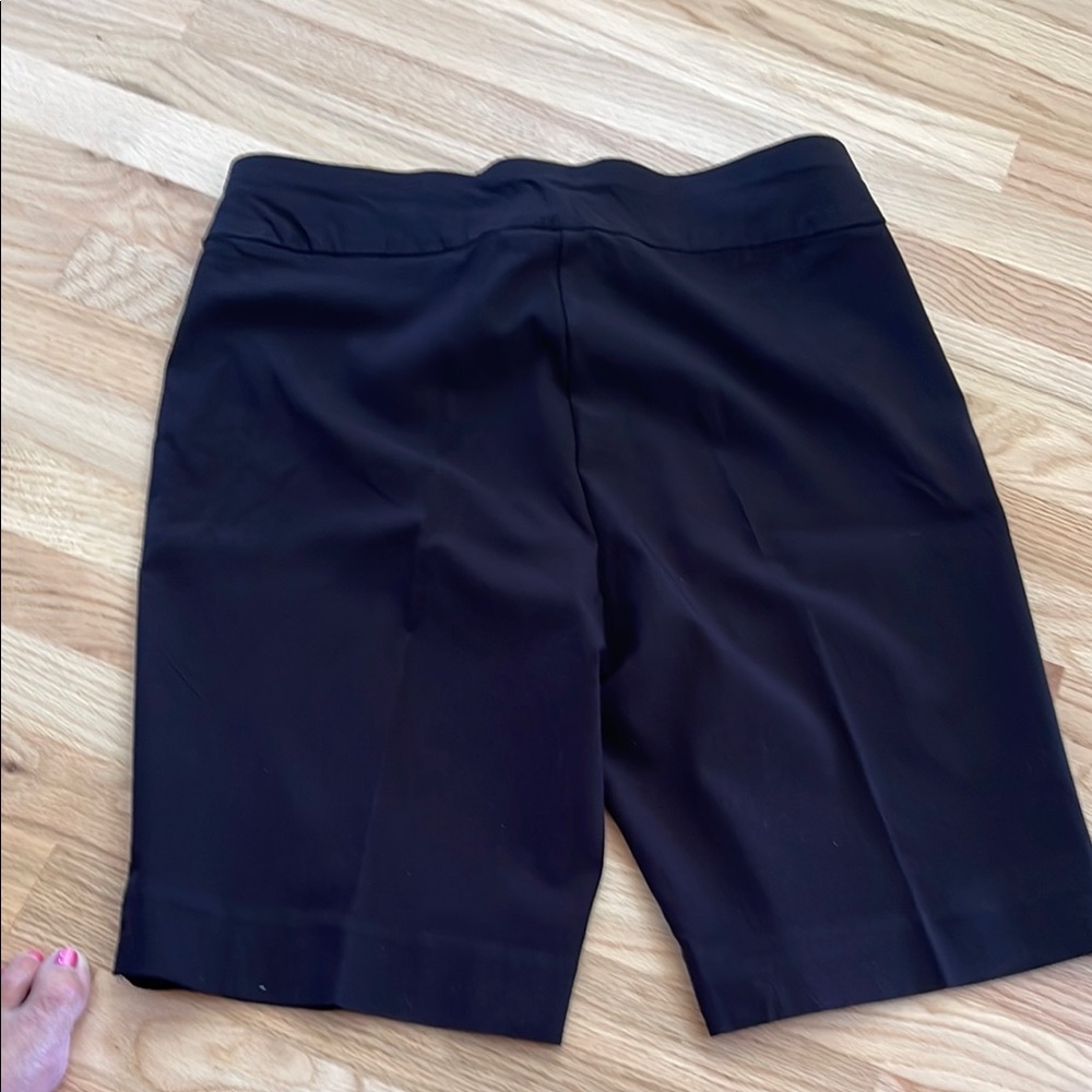 Ruby Rd. Black Shorts with side slits - Picture 5 of 7